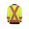 Fluoreszenz Reflektierende Sicherheit Polo T-Shirt
